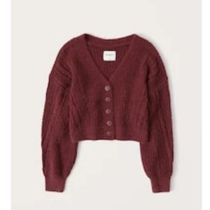 Abercrombie Eyelash Cropped Cardigan